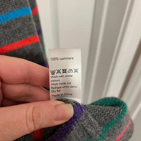 Weekend Collection by John Lewis 100% Cashmere Cardigan Size 12 - Picture 6 of 6